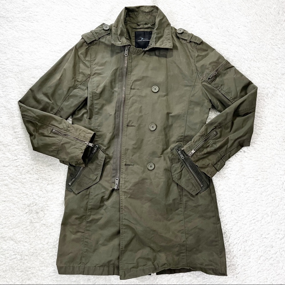 Marc Anthony Olive Green Field Utility Jacket